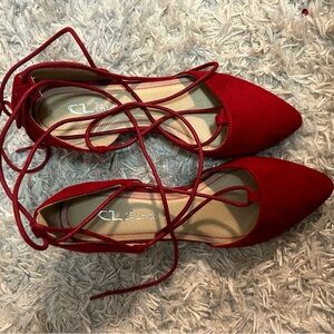 CL by Laundry Red Flats